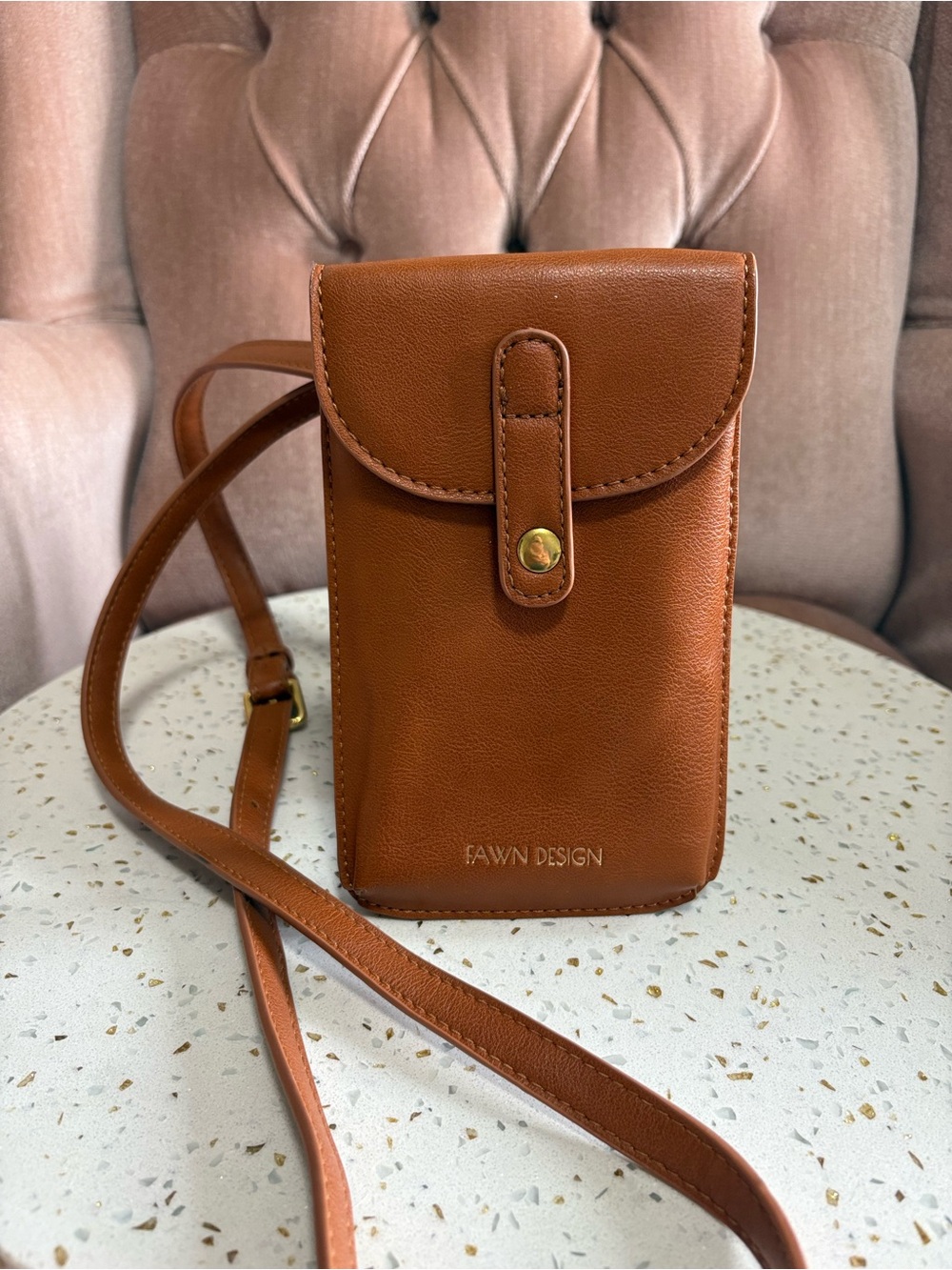 Fawn Design Crossbody Phone Bag